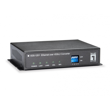LevelOne VDS-1201 - Annex-A - short-haul modem - 100Mb LAN, Ethernet over VDSL - 10Base-T, 100Base-TX - up to 1.5 km - 0