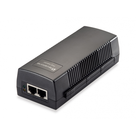 LevelOne POI-3010 - PoE injector + PoE splitter - AC 100-240 V - 30 Watt - output connectors: 1 - 0