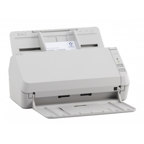 Fujitsu SP-1120N - Document scanner - Dual CIS - Duplex - 216 x 355.6 mm - 600 dpi x 600 dpi - up to 20 ppm (mono)  /  up to 20 ppm (colour) - ADF (50 sheets) - up to 3000 scans per day - Gigabit LAN, USB 3.2 Gen 1x1 - 3