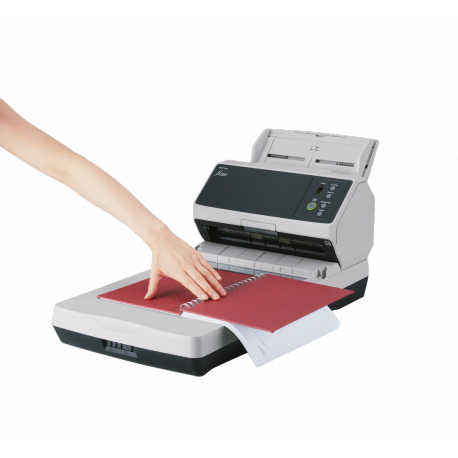 Fujitsu fi-8250 - Document scanner - flatbed: CCD  /  ADF: dual CIS - Duplex - 216 x 355.6 mm - 600 dpi x 600 dpi - up to 50 ppm (mono)  /  up to 50 ppm (colour) - ADF (100 sheets) - up to 8000 scans per day - Gigabit LAN, USB 3.2 Gen 1 - 2