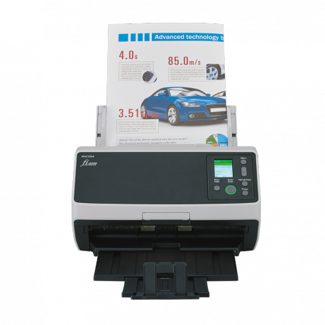 Fujitsu fi-8190 - Document scanner - Dual CIS - Duplex - 216 x 355.6 mm - 600 dpi x 600 dpi - up to 90 ppm (mono)  /  up to 90 ppm (colour) - ADF (100 sheets) - up to 13000 scans per day - Gigabit LAN, USB 3.2 Gen 1 - 4