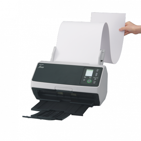 Fujitsu fi-8190 - Document scanner - Dual CIS - Duplex - 216 x 355.6 mm - 600 dpi x 600 dpi - up to 90 ppm (mono)  /  up to 90 ppm (colour) - ADF (100 sheets) - up to 13000 scans per day - Gigabit LAN, USB 3.2 Gen 1 - 23