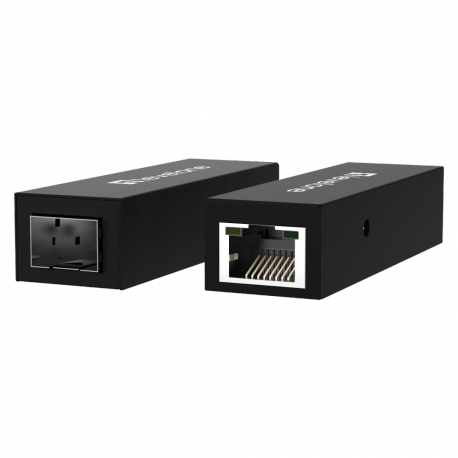 LevelOne GVT-1001 - Fibre media converter - GigE - 10Base-T, 100Base-TX, 1000Base-T, 1000Base-X - RJ-45  /  SFP (mini-GBIC) - 1