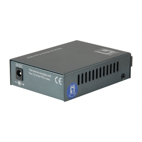 LevelOne FVT-1102 - Fibre media converter - 100Mb LAN - 10Base-T, 100Base-FX, 100Base-TX - RJ-45  /  SC single-mode - up to 20 km - 1310 nm - 1