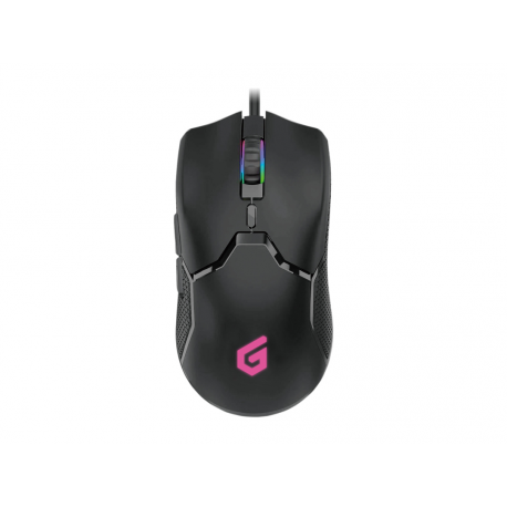 Conceptronic DJEBBEL05B 6D - Mouse - ergonomic - right-handed - optical - 6 buttons - wired - USB 2.0 - black - 0