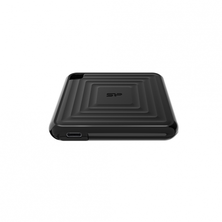 SILICON POWER PC60 - SSD - 1 TB - external (portable) - USB 3.2 Gen 2 - 256-bit AES - black - 1
