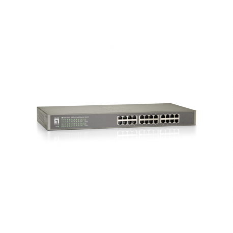 LevelOne FSW-2450 - Switch - 24 x 10 / 100 - desktop - 0