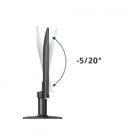 Philips 24E2N1100LB - 1000 Series - LED monitor - 24" (23.8" viewable) - 1920 x 1080 Full HD (1080p) @ 100 Hz - VA - 250 cd/m² - 4000:1 - 4 ms - HDMI, VGA - textured black - 9