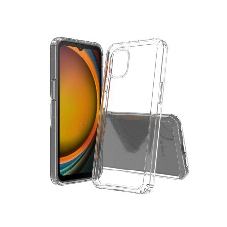 Screenor Bumper - Back cover for mobile phone - thermoplastic polyurethane (TPU), acrylic - transparent - for Samsung Galaxy XCover7 Pro - 0