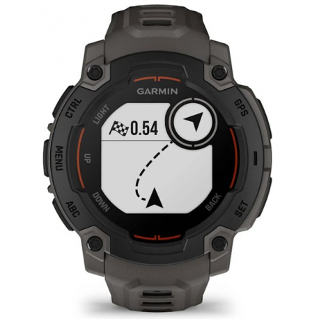 Garmin Instinct E - 45 mm - black fibre-reinforced polymer - Yes smart watch with band - silicone - charcoal - monochrome - 128 MB - Bluetooth, ANT+ - 48 g - 4
