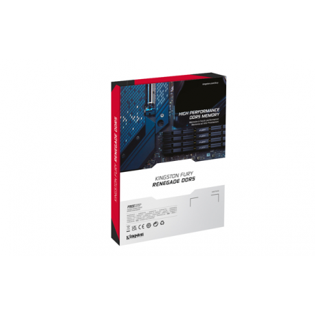 Kingston FURY Renegade - DDR5 - module - 24 GB - DIMM 288-pin - 8000 MT / s  /  PC5-64000 - CL38 - 1.4 V - unbuffered - on-die ECC - black & silver - 3