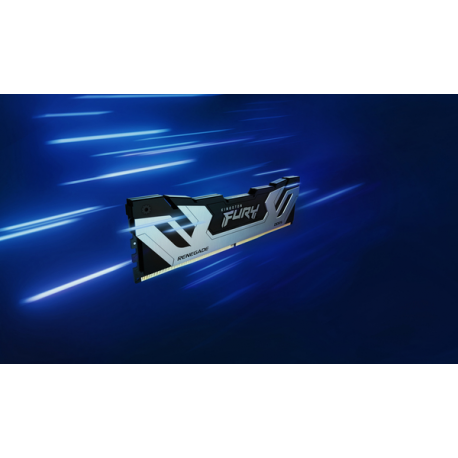 Kingston FURY Renegade - DDR5 - module - 24 GB - DIMM 288-pin - 8800 MT / s  /  PC5-70400 - CL42 - 1.4 V - clocked unbuffered - on-die ECC - silver, black - 5
