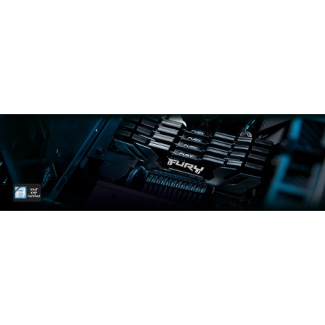Kingston FURY Renegade - DDR5 - module - 24 GB - DIMM 288-pin - 8800 MT / s  /  PC5-70400 - CL42 - 1.4 V - clocked unbuffered - on-die ECC - silver, black - 7