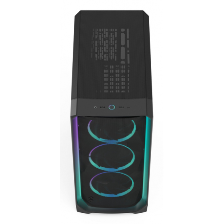 Fractal Design Meshify 3 Ambience Pro RGB - Tower - extended ATX - no power supply (ATX) - black TG light tint - USB / Audio - 13