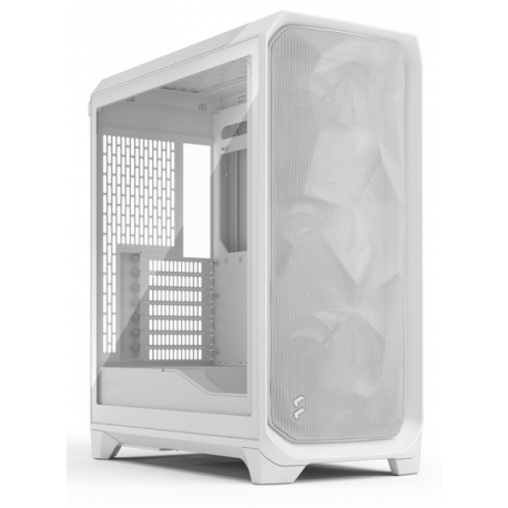 Fractal Design Meshify 3 - Tower - extended ATX - no power supply (ATX) - white TG clear tint - USB / Audio - 0