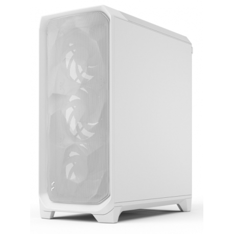 Fractal Design Meshify 3 - Tower - extended ATX - no power supply (ATX) - white TG clear tint - USB / Audio - 7
