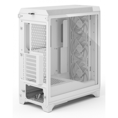Fractal Design Meshify 3 - Tower - extended ATX - no power supply (ATX) - white TG clear tint - USB / Audio - 10