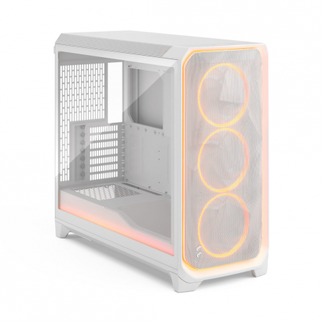 Fractal Design Meshify 3 XL Ambience Pro RGB - Tower - extended ATX - no power supply (ATX) - white TG clear tint - USB / Audio - 2
