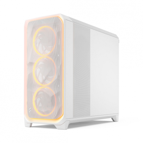 Fractal Design Meshify 3 XL Ambience Pro RGB - Tower - extended ATX - no power supply (ATX) - white TG clear tint - USB / Audio - 4