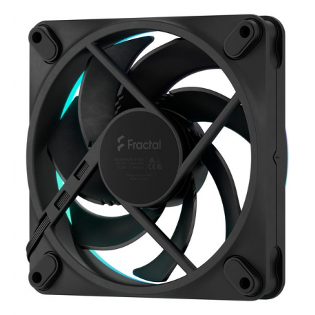 Fractal Design Momentum 12 RGB - Case fan - 120 mm - black - 2