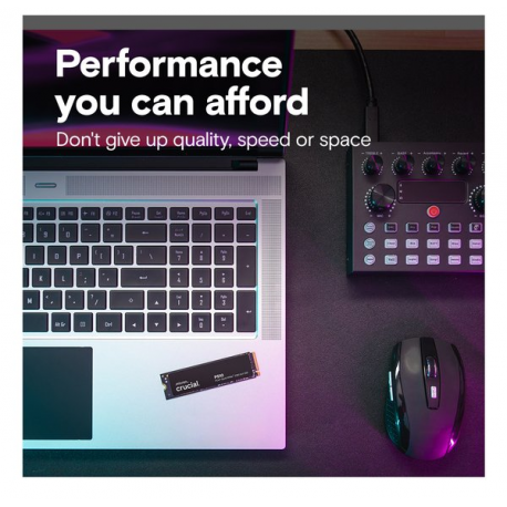 Crucial P510 - SSD - 1 TB - internal - M.2 2280 - PCI Express 5.0 x4 (NVMe) - 4