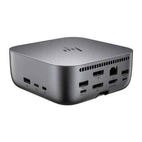 HP Thunderbolt 4 Ultra Dock G6 180W - 5x USB-A, 2x USB-C, 1x USB-C Thunderbolt 4, 2x DisplayPort, 1x HDMI, 1x RJ-45, Meteor Silv