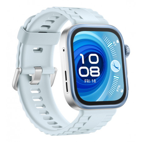 Huawei Watch Fit 4 Pro - Aluminium alloy - smart watch with strap - fluoroelastomer - blue - wrist size: 130-210 mm - display 1.82" - Bluetooth - 30.4 g - titanium blue - 5