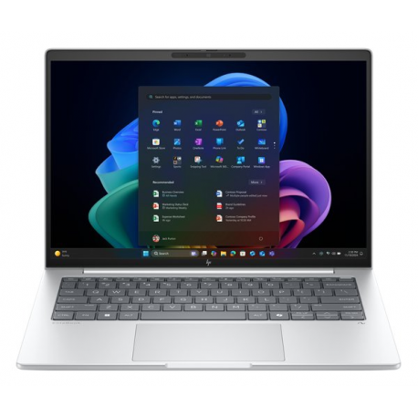 HP EliteBook 8 G1a Notebook Next Gen AI - AMD Ryzen AI 5 - 340 / up to 4.8 GHz - Win 11 Pro - Radeon 840M - 16 GB RAM - 512 GB SSD NVMe - 14" IPS 1920 x 1200 - Wi-Fi 7, Bluetooth - glacier silver - kbd: Pan Nordic - with HP Carbon Neutral Computing Services - To the Door with Usage Service for Notebooks - 0