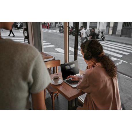HP EliteBook 8 G1a Notebook Next Gen AI - AMD Ryzen AI 5 - 340 / up to 4.8 GHz - Win 11 Pro - Radeon 840M - 16 GB RAM - 512 GB SSD NVMe - 14" IPS 1920 x 1200 - Wi-Fi 7, Bluetooth - glacier silver - kbd: Pan Nordic - with HP Carbon Neutral Computing Services - To the Door with Usage Service for Notebooks - 5