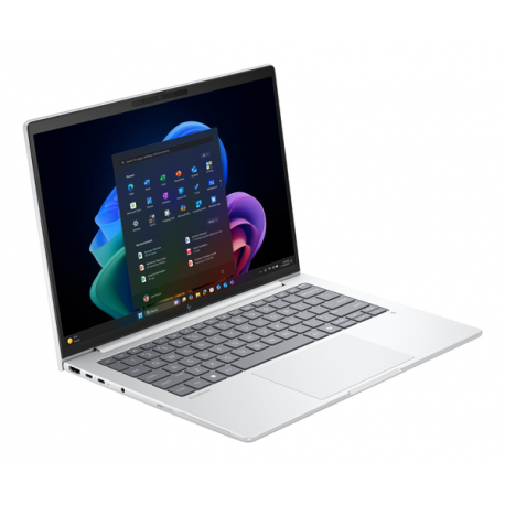 HP EliteBook 8 G1a Notebook Next Gen AI - AMD Ryzen AI 5 - 340 / up to 4.8 GHz - Win 11 Pro - Radeon 840M - 16 GB RAM - 512 GB SSD NVMe - 14" IPS 1920 x 1200 - Wi-Fi 7, Bluetooth - glacier silver - kbd: Pan Nordic - with HP Carbon Neutral Computing Services - To the Door with Usage Service for Notebooks - 6