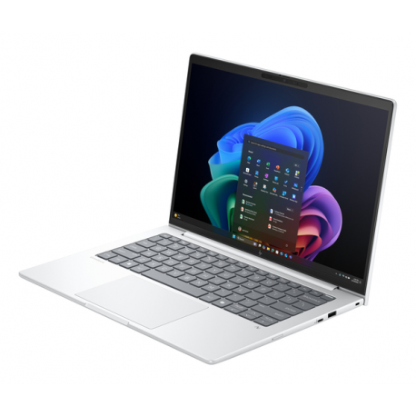 HP EliteBook 8 G1a Notebook Next Gen AI - AMD Ryzen AI 5 - 340 / up to 4.8 GHz - Win 11 Pro - Radeon 840M - 16 GB RAM - 512 GB SSD NVMe - 14" IPS 1920 x 1200 - Wi-Fi 7, Bluetooth - glacier silver - kbd: Pan Nordic - with HP Carbon Neutral Computing Services - To the Door with Usage Service for Notebooks - 10