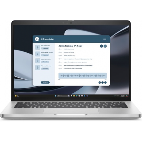 Dell Pro 14 Plus PB14255 - AMD Ryzen AI 5 PRO - 340 / up to 4.8 GHz - Win 11 Pro - Radeon 840M - 16 GB RAM - 512 GB SSD NVMe - 14" IPS 1920 x 1200 (Full HD Plus) - Gigabit Ethernet - Wi-Fi 7, NFC - platinum silver - with 1 Year Basic Onsite Service after remote diagnosis with Hardware-Only Support - Disti SnS - 0