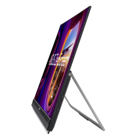 ASUS ZenScreen MB27ACF - LED monitor - 27" - portable - 2560 x 1440 @ 100 Hz - IPS - 300 cd / m² - 1500:1 - 5 ms - speakers with subwoofer - black - 7