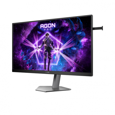 AOC AGON PRO AG276FK - LED monitor - gaming - 27" - 1920 x 1080 Full HD (1080p) @ 520 Hz - IPS - 400 cd / m² - 1000:1 - DisplayHDR 400 - 0.5 ms - 2xHDMI, 2xDisplayPort - speakers - black matte, matte grey, matte dark gray - 10