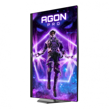 AOC AGON PRO AG276FK - LED monitor - gaming - 27" - 1920 x 1080 Full HD (1080p) @ 520 Hz - IPS - 400 cd / m² - 1000:1 - DisplayHDR 400 - 0.5 ms - 2xHDMI, 2xDisplayPort - speakers - black matte, matte grey, matte dark gray - 20