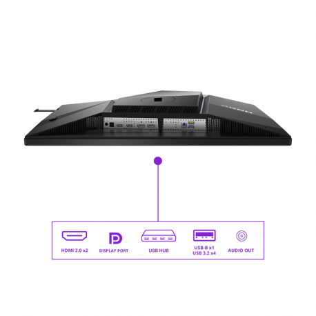 AOC AGON PRO AG276FK - LED monitor - gaming - 27" - 1920 x 1080 Full HD (1080p) @ 520 Hz - IPS - 400 cd / m² - 1000:1 - DisplayHDR 400 - 0.5 ms - 2xHDMI, 2xDisplayPort - speakers - black matte, matte grey, matte dark gray - 21