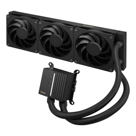 ASUS ProArt LC 360 - Processor liquid cooling system  - Radiator Size:  360 mm - (for: LGA1700, LGA1200, AM4, AM5, LGA115x Socket) - copper - 120 mm - black - 8