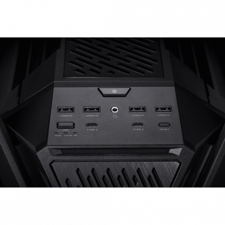 ASUS ROG Hyperion GR701 - BTF Edition - tower - extended ATX - windowed side panel (tempered glass) - no power supply - USB/Audio - 39