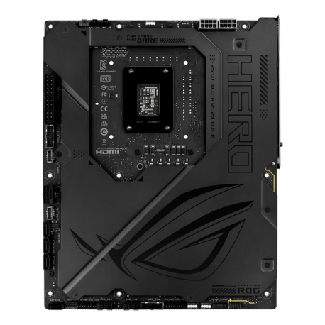 ASUS ROG MAXIMUS Z890 HERO BTF - Motherboard - ATX - LGA1851 Socket - Z890 Chipset - USB4, USB 3.2 Gen 1, USB-C 3.2 Gen2, USB 3.2 Gen 2 - Wi-Fi 7, Bluetooth, 5 Gigabit Ethernet - onboard graphics (CPU required) - HD Audio (8-channel) - 14
