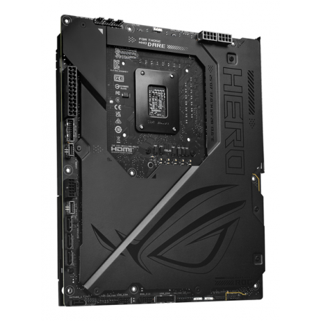 ASUS ROG MAXIMUS Z890 HERO BTF - Motherboard - ATX - LGA1851 Socket - Z890 Chipset - USB4, USB 3.2 Gen 1, USB-C 3.2 Gen2, USB 3.2 Gen 2 - Wi-Fi 7, Bluetooth, 5 Gigabit Ethernet - onboard graphics (CPU required) - HD Audio (8-channel) - 17