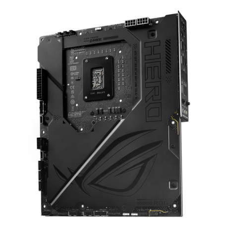 ASUS ROG MAXIMUS Z890 HERO BTF - Motherboard - ATX - LGA1851 Socket - Z890 Chipset - USB4, USB 3.2 Gen 1, USB-C 3.2 Gen2, USB 3.2 Gen 2 - Wi-Fi 7, Bluetooth, 5 Gigabit Ethernet - onboard graphics (CPU required) - HD Audio (8-channel) - 25