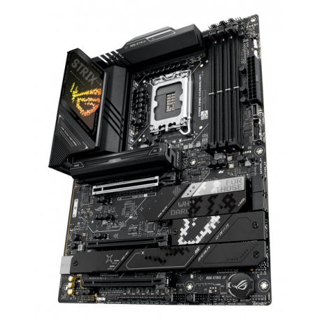 ASUS ROG STRIX Z890-H GAMING WIFI - Motherboard - ATX - LGA1851 Socket - Z890 Chipset - USB 3.2 Gen 1, USB 3.2 Gen 2, USB-C 3.2 Gen 2x2 - Wi-Fi 7, Bluetooth, 5 Gigabit Ethernet - onboard graphics (CPU required) - HD Audio (8-channel) - 1