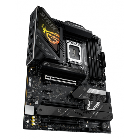 ASUS ROG STRIX Z890-H GAMING WIFI - Motherboard - ATX - LGA1851 Socket - Z890 Chipset - USB 3.2 Gen 1, USB 3.2 Gen 2, USB-C 3.2 Gen 2x2 - Wi-Fi 7, Bluetooth, 5 Gigabit Ethernet - onboard graphics (CPU required) - HD Audio (8-channel) - 3