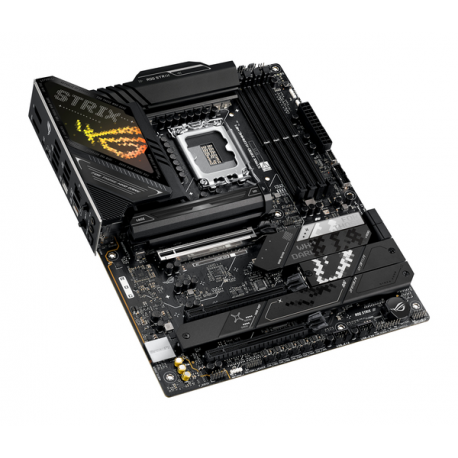 ASUS ROG STRIX Z890-H GAMING WIFI - Motherboard - ATX - LGA1851 Socket - Z890 Chipset - USB 3.2 Gen 1, USB 3.2 Gen 2, USB-C 3.2 Gen 2x2 - Wi-Fi 7, Bluetooth, 5 Gigabit Ethernet - onboard graphics (CPU required) - HD Audio (8-channel) - 7
