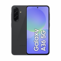 Samsung Galaxy A36 - 5G smartphone - dual-SIM - RAM 6 GB / Internal Memory 128 GB - OLED display - 6.7" - 2340 x 1080 pixels (120 Hz) - 3x rear cameras 50 MP, 8 MP, 5 MP - front camera 12 MP - awesome black
