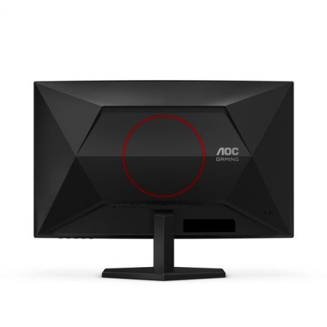 AOC Gaming C27G42E - LED monitor - gaming - curved - 27" - 1920 x 1080 Full HD (1080p) @ 180 Hz - Fast VA - 300 cd / m² - 3000:1 - HDR10 - 0.5 ms - 2xHDMI, DisplayPort - speakers - black, red - 8