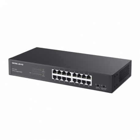 Mercusys MS116GS V1 - Switch - 16 x 10 / 100 / 1000 - desktop, rack-mountable - 1