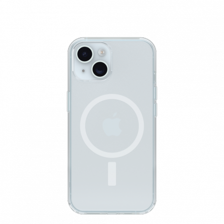 OtterBox Symmetry Series Clear - Back cover for mobile phone - MagSafe compatibility - clear - for Apple iPhone 13, 14, 15, 16e - 0