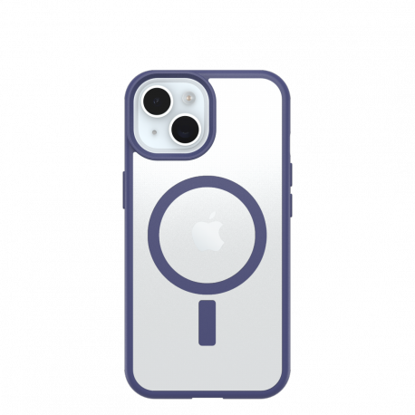 OtterBox React Series - Back cover for mobile phone - MagSafe compatibility - 40% recycled plastic - space cadet - for Apple iPhone 13, 14, 15, 16e - 0