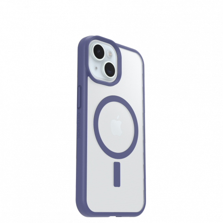 OtterBox React Series - Back cover for mobile phone - MagSafe compatibility - 40% recycled plastic - space cadet - for Apple iPhone 13, 14, 15, 16e - 1
